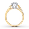 Thumbnail Image 1 of Diamond Engagement Ring 3/4 ct tw Round-cut 14K Two-Tone Gold