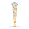 Thumbnail Image 2 of Diamond Engagement Ring 3/4 ct tw Round-cut 14K Two-Tone Gold
