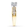 Thumbnail Image 2 of Diamond 3-Stone Ring 1 ct tw Princess-cut 14K Yellow Gold