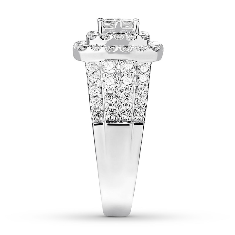 Main Image 3 of Diamond Engagement Ring 1-1/2 ct tw 14K White Gold