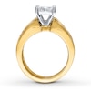 Thumbnail Image 1 of Diamond Bridal Set 3 ct tw Princess-cut/Round 14K Yellow Gold