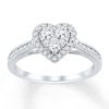 Thumbnail Image 0 of Diamond Engagement Ring 1/2 carat tw Round-cut 14K White Gold