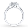 Thumbnail Image 2 of Diamond Engagement Ring 1/2 carat tw Round-cut 14K White Gold