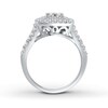Thumbnail Image 2 of Diamond Engagement Ring 1-1/4 ct tw Princess-cut 14K White Gold