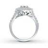 Thumbnail Image 1 of Diamond Engagement Ring 1-1/4 ct tw Princess-cut 14K White Gold