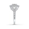 Thumbnail Image 3 of Diamond Engagement Ring 1-1/4 ct tw Princess-cut 14K White Gold