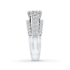 Diamond Engagement Ring 2-1/2 ct tw Princess-cut 14K White Gold