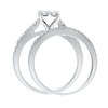 Thumbnail Image 2 of Diamond Bridal Set 7/8 ct tw Princess-cut 14K White Gold
