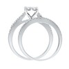 Thumbnail Image 1 of Diamond Bridal Set 7/8 ct tw Princess-cut 14K White Gold