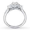 Thumbnail Image 2 of Diamond Engagement Ring 1 ct tw Princess-cut 14K White Gold