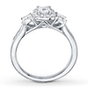 Thumbnail Image 1 of Diamond Engagement Ring 1 ct tw Princess-cut 14K White Gold