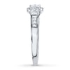 Thumbnail Image 2 of Diamond Engagement Ring 1 ct tw Princess-cut 14K White Gold