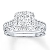 Thumbnail Image 0 of Diamond Bridal Set 1-5/8 ct tw Round-cut 14K White Gold