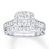 Thumbnail Image 1 of Diamond Bridal Set 1-5/8 ct tw Round-cut 14K White Gold