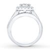 Thumbnail Image 2 of Diamond Bridal Set 1-5/8 ct tw Round-cut 14K White Gold