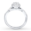 Thumbnail Image 2 of Diamond Bridal Set 1/2 carat tw Round-cut 14K White Gold