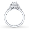 Thumbnail Image 1 of Diamond Engagement Ring 1 ct tw Princess-cut 14K White Gold