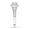 Thumbnail Image 3 of Diamond Engagement Ring 1 ct tw Princess-cut 14K White Gold