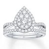 Thumbnail Image 0 of Diamond Bridal Set 1 carat tw Round-cut 14K White Gold