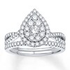 Thumbnail Image 0 of Diamond Bridal Set 1 carat tw Round-cut 14K White Gold