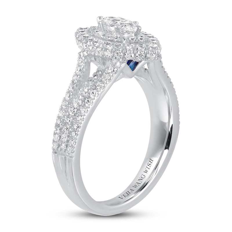 Vera Wang WISH Diamond Ring 1-1/6 ct tw 14K White Gold