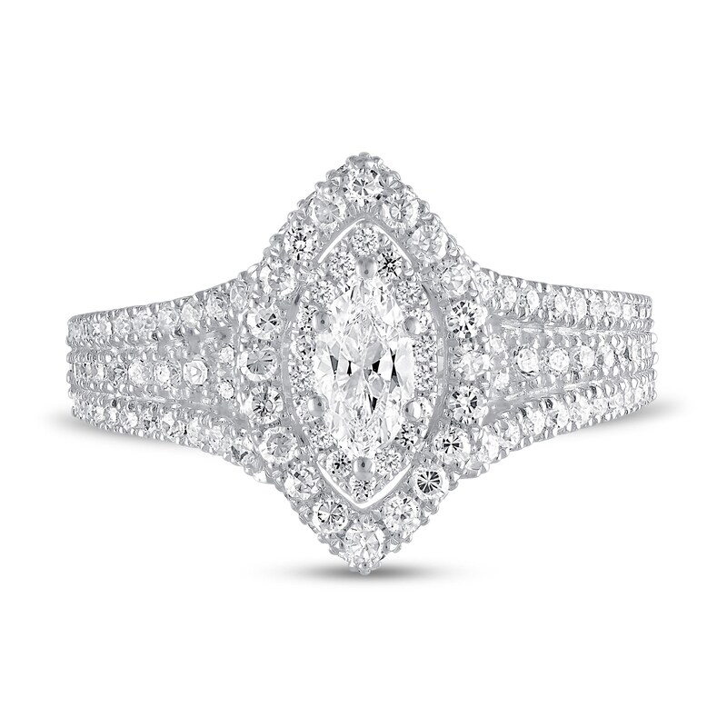 Vera Wang WISH Diamond Ring 1-1/6 ct tw 14K White Gold