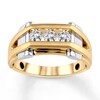 Thumbnail Image 0 of Men's Diamond Engagement Ring 1/2 ct tw 14K Two-Tone Gold