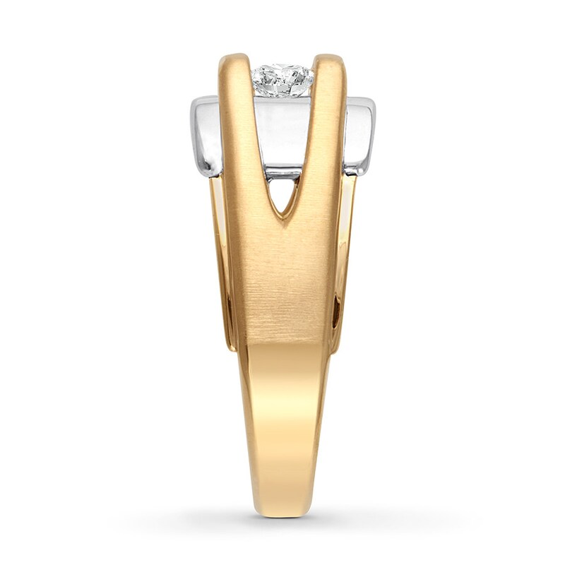 Men's Diamond Engagement Ring 1/2 ct tw 14K Two-Tone Gold