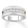 Thumbnail Image 1 of Men's Diamond Engagement Ring 7/8 ct tw 14K Two-Tone Gold