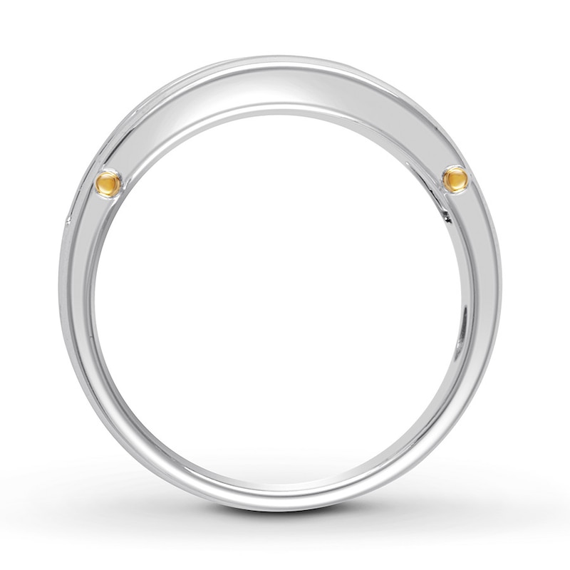 Main Image 2 of Men's Diamond Engagement Ring 7/8 ct tw 14K Two-Tone Gold