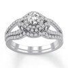 Thumbnail Image 0 of Diamond Bridal Set 1-1/8 ct tw Round-cut 14K White Gold