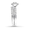 Thumbnail Image 2 of Diamond Bridal Set 1-1/6 ct tw Round-cut 14K White Gold