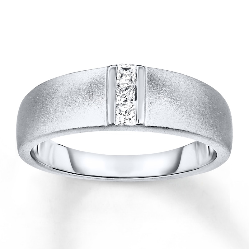 Men's Princess Cut Diamond Ring