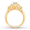 Thumbnail Image 1 of Emerald-cut Diamond Engagement Ring 1 ct tw 14K Yellow Gold