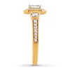 Thumbnail Image 2 of Emerald-cut Diamond Engagement Ring 1 ct tw 14K Yellow Gold