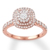 Thumbnail Image 0 of Diamond Engagement Ring 1 ct tw Round-cut 14K Rose Gold