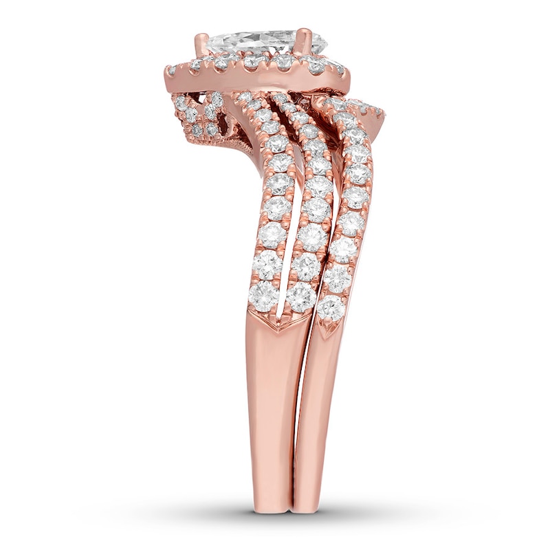 Neil Lane Bridal Set 1-1/4 ct tw Diamonds 14K Rose Gold