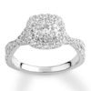 Thumbnail Image 0 of Diamond Engagement Ring 1 ct tw Round-cut 14K White Gold