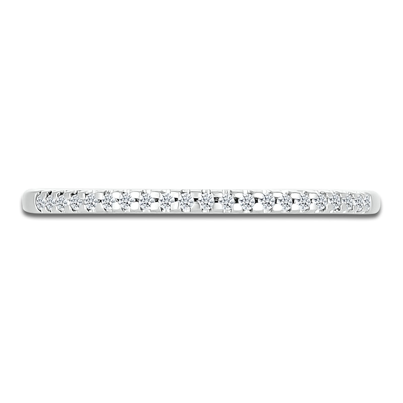 Main Image 10 of Black Diamond Bridal Set 1/2 ct tw Round-cut 14K White Gold