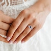 Thumbnail Image 6 of Black Diamond Ring 1 carat tw Round-cut 14K White Gold