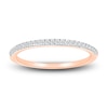 Thumbnail Image 9 of Amethyst Bridal Set 1/3 ct tw Diamonds 14K Rose Gold