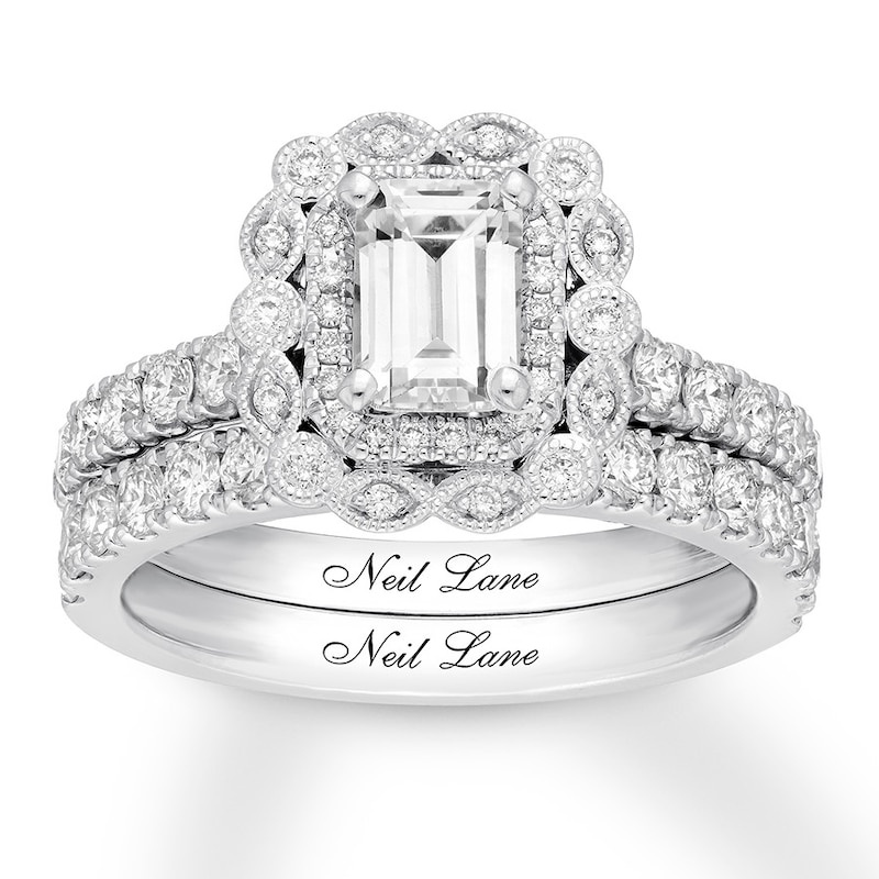 Neil Lane Bridal Set 1-7/8 ct tw Diamonds 14K White Gold