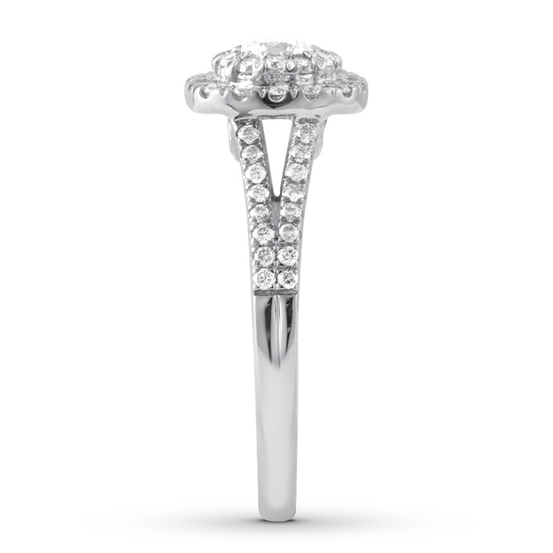 Main Image 3 of Diamond Engagement Ring 5/8 ct tw Round 14K White Gold