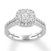 Thumbnail Image 1 of Diamond Engagement Ring 7/8 ct tw Round-cut 14K White Gold