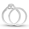 Thumbnail Image 1 of Diamond Bridal Set 1/2 ct tw Round-cut 14K White Gold