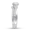 Thumbnail Image 2 of Diamond Bridal Set 1/2 ct tw Round-cut 14K White Gold