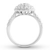 Thumbnail Image 1 of Diamond Engagement Ring 1-3/8 ct tw Round-cut 14K White Gold