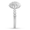 Thumbnail Image 2 of Diamond Engagement Ring 1-3/8 ct tw Round-cut 14K White Gold