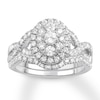 Thumbnail Image 0 of Diamond Bridal Set 1-1/4 ct tw Round-cut 14K White Gold