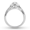 Thumbnail Image 1 of Diamond Bridal Set 1-1/4 ct tw Round-cut 14K White Gold